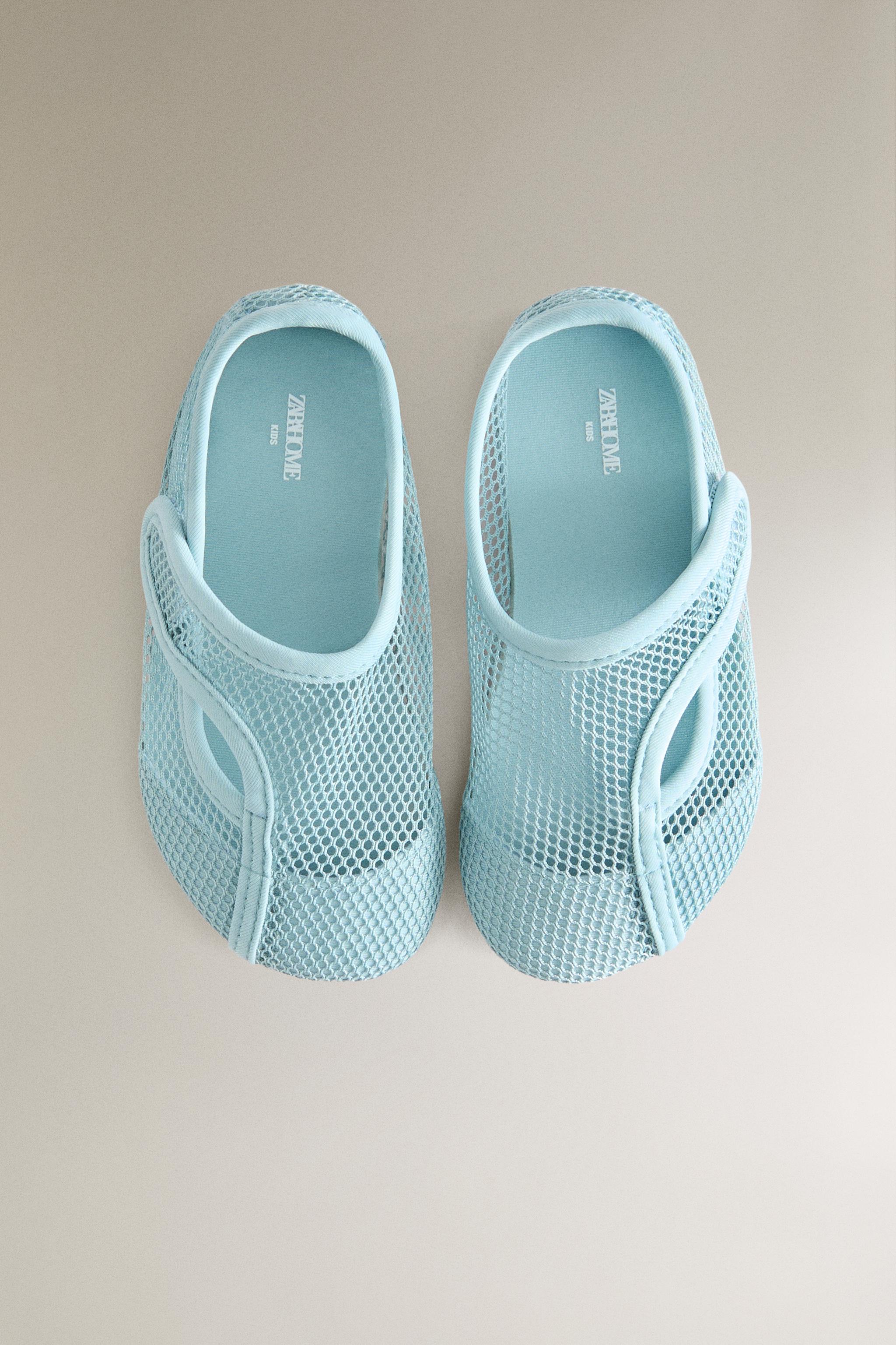 Детские тапочки Zara KIDS' MESH SLIPPERS — фото 3