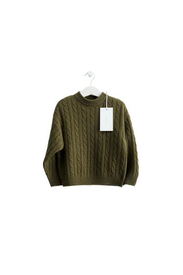 ZARA TIMELESS - JERSEI 100% LLANA - Marró / Verd de Zara