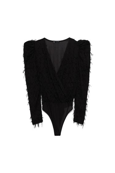 FRINGED BODYSUIT