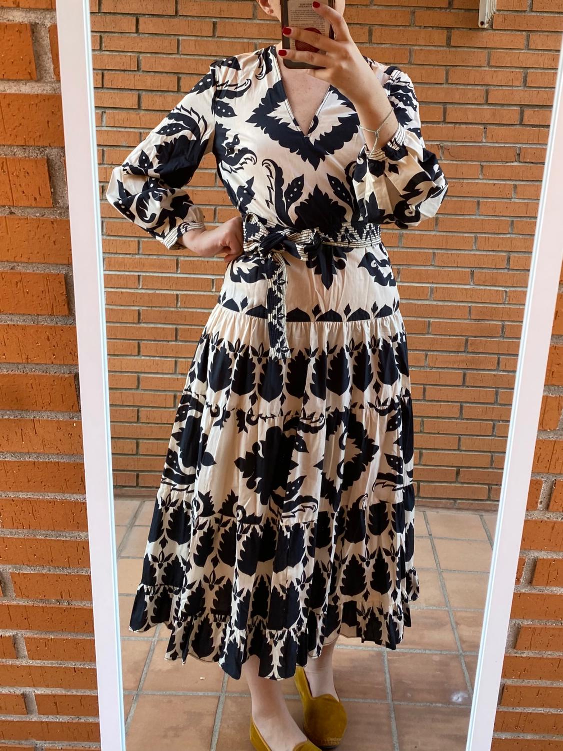 PRINTED MIDI DRESS - Image 3