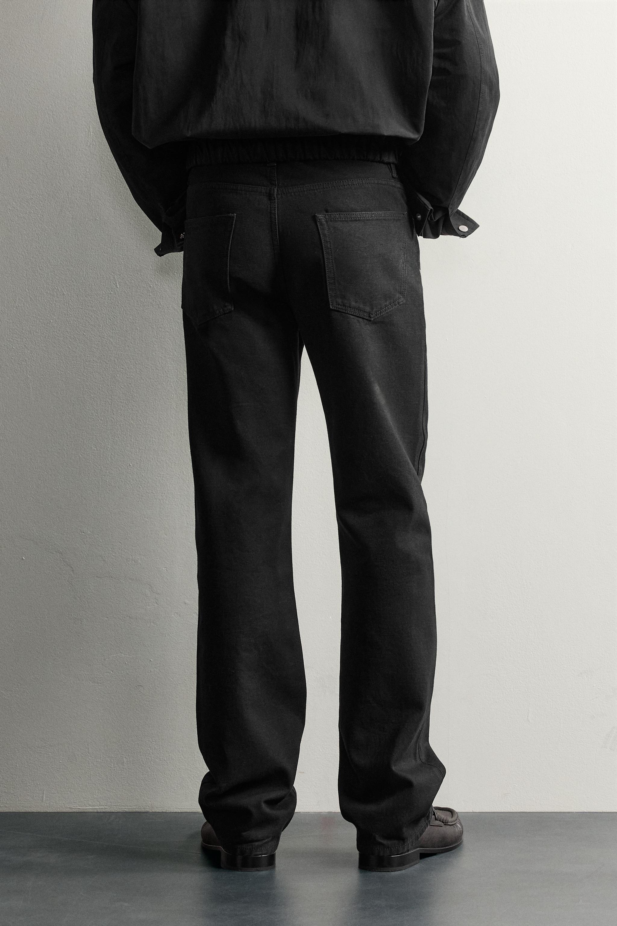 LOW-RISE SLIM STRAIGHT-FIT JEANS