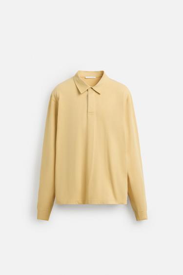 CONTRAST POLO SHIRT - Yellow by Zara