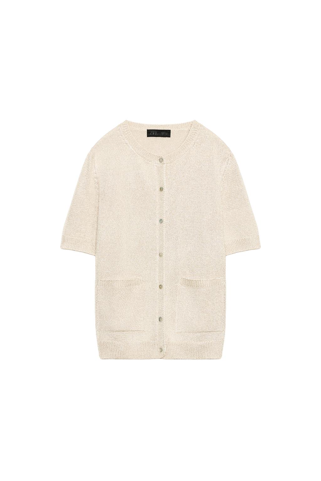 SHORT SLEEVE CARDIGAN - image 3