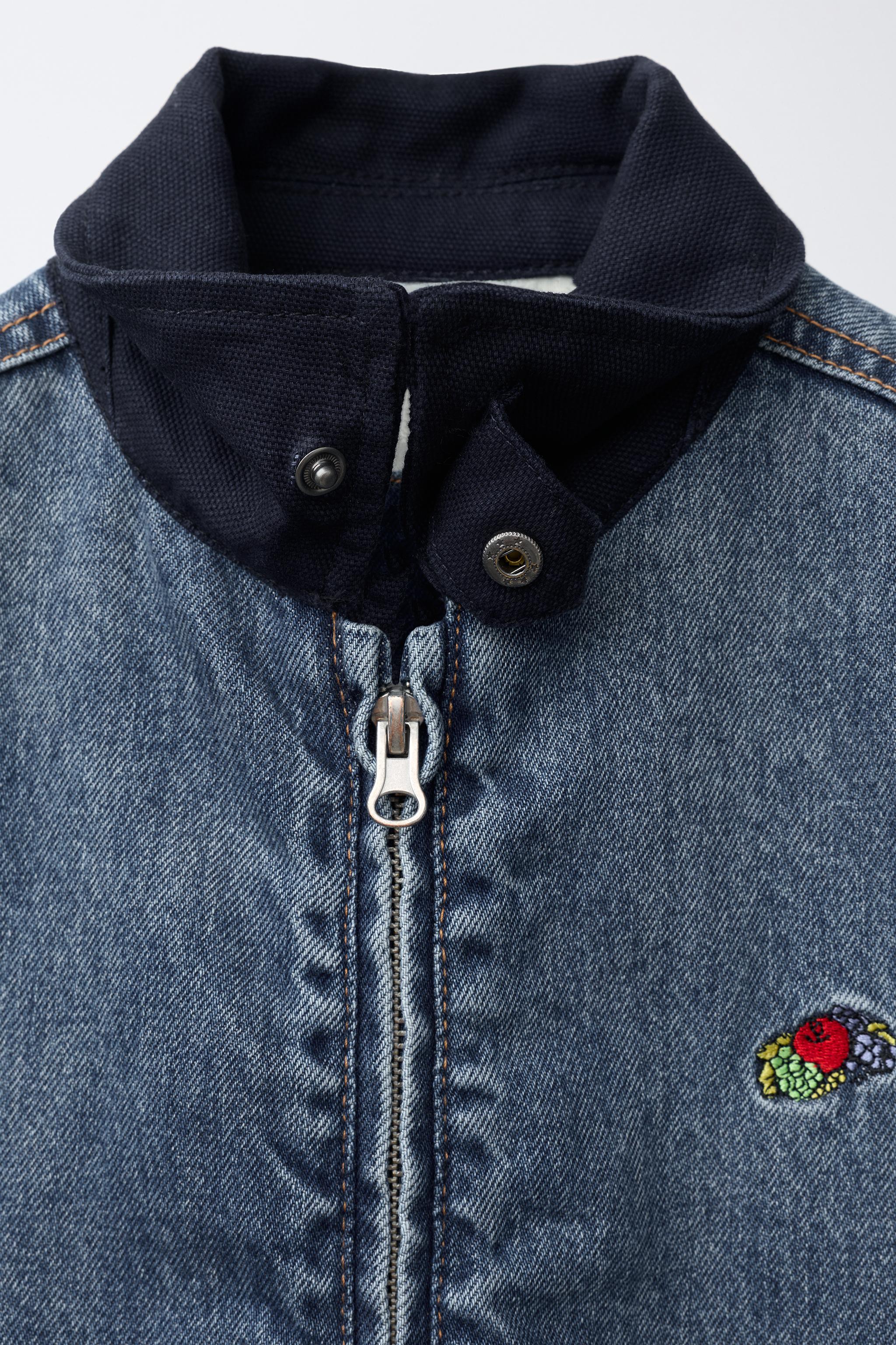 VESTE EN JEAN BRODÉE FRUIT OF THE LOOM™