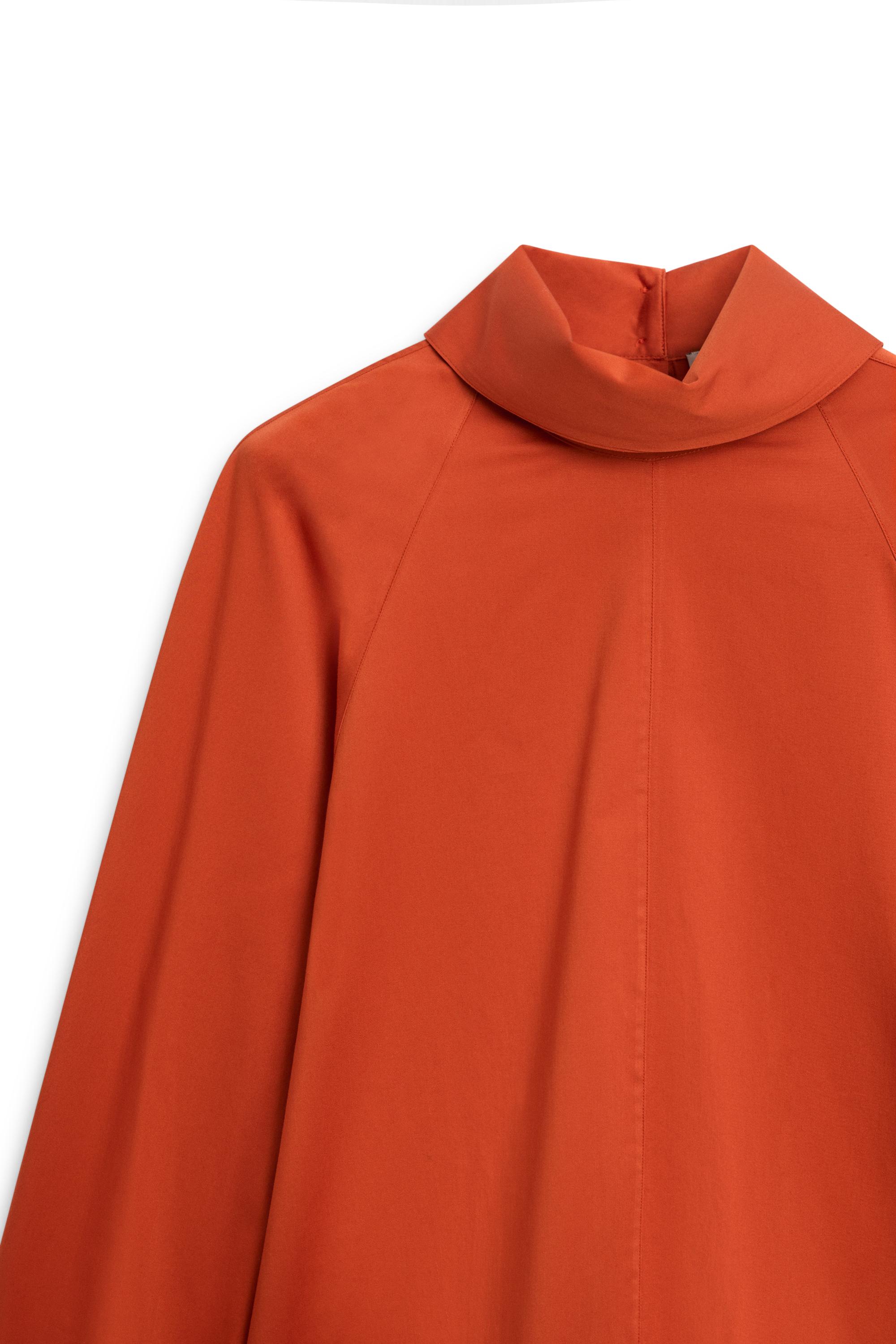 Oversize poplin high-neck shirt - LIMITED EDITION