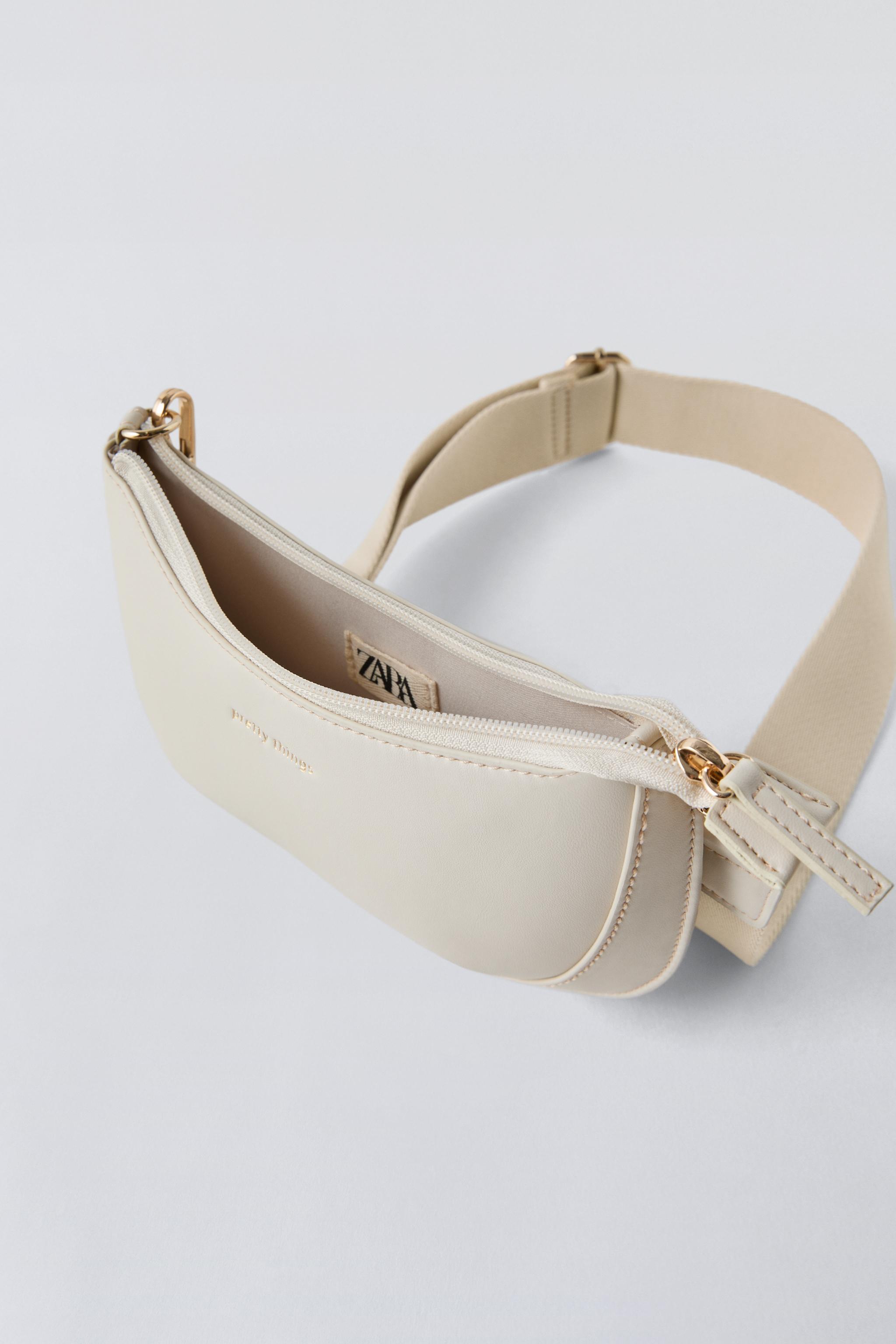 BASIC CROSSBODY BAG Off White ZARA United States