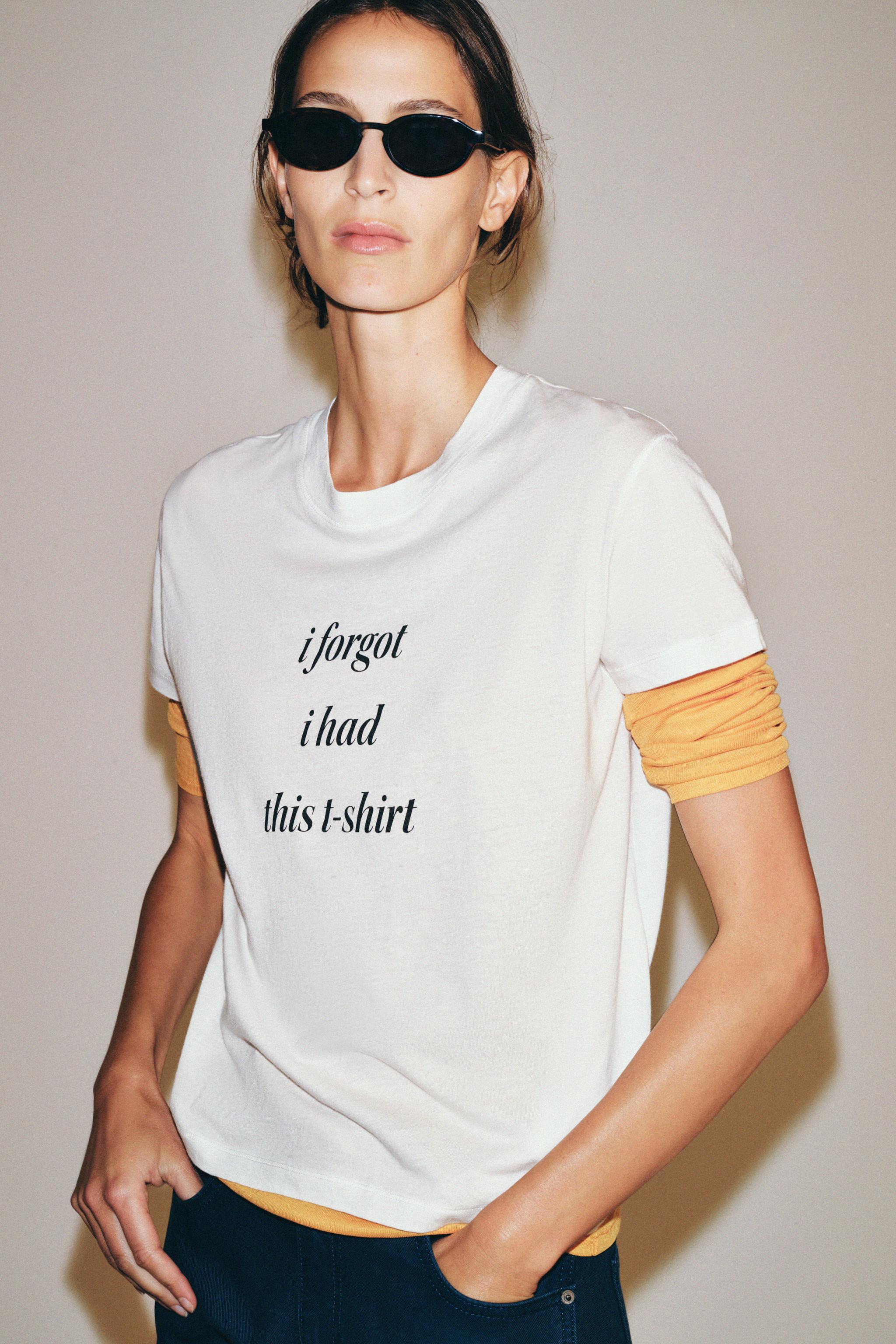 FLUID TEXT T-SHIRT