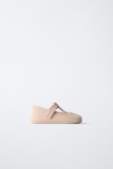 LEATHER SHOES - Pink by Zara