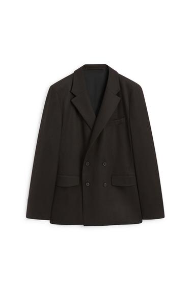 Wool blend flannel suit blazer - LIMITED EDITION — Dark brown 2
