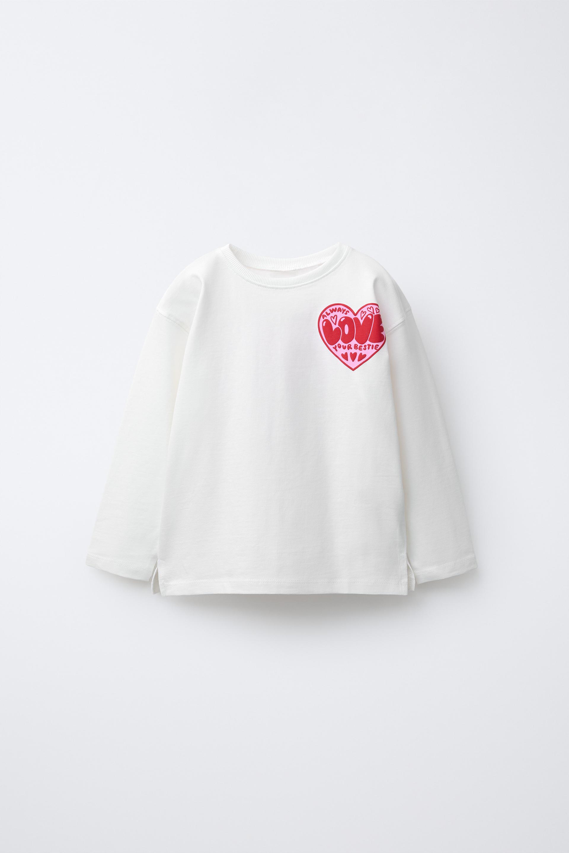 T-Shirt With Raised Print