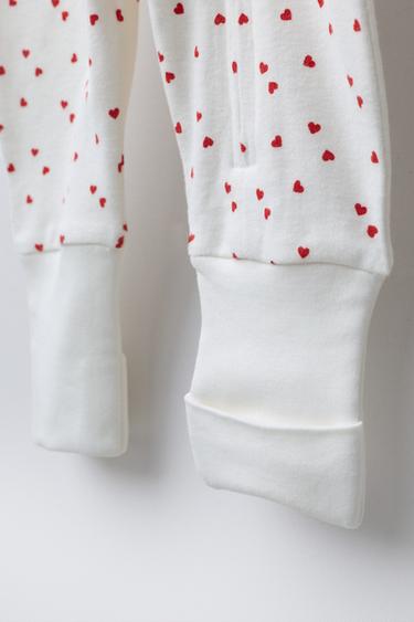 PYJAMA ENTIER À FERMETURE ÉCLAIR PIED CONVERTIBLE - Écru de Zara - Image 5