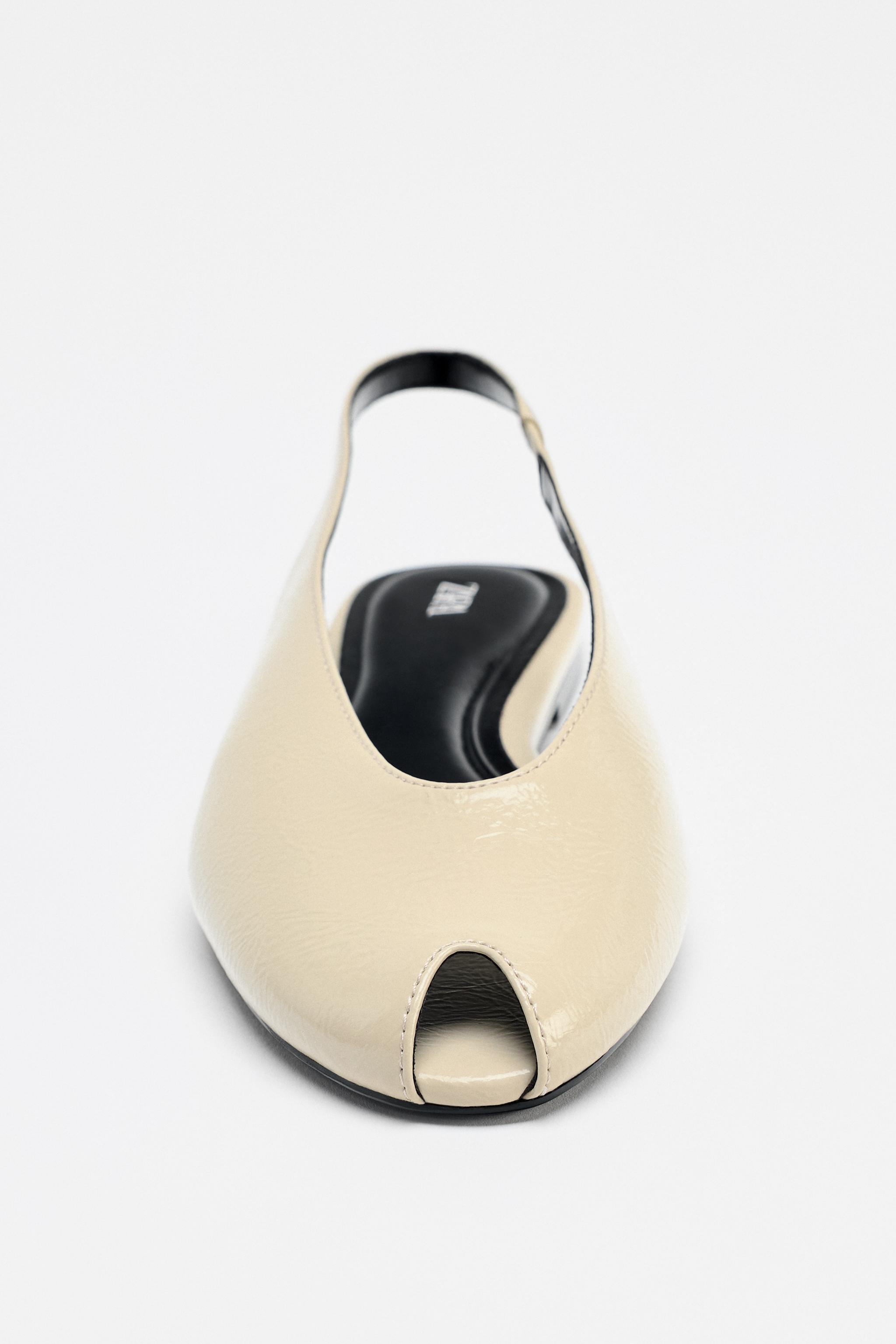OPEN TOE SLINGBACK SHOES
