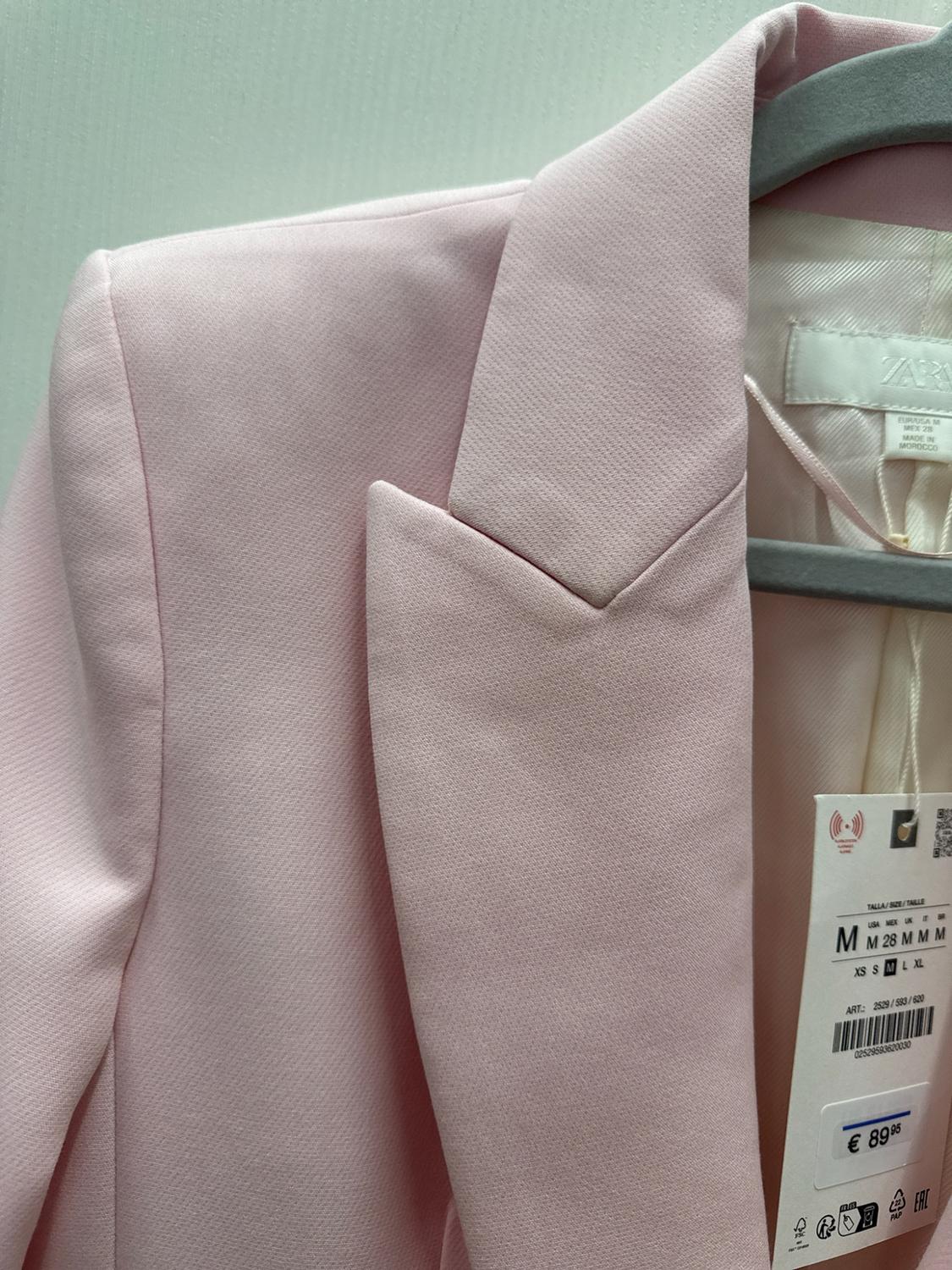 BLAZER WITH FEATHER CUFFS AND SHOULDER PADS - Image 7
