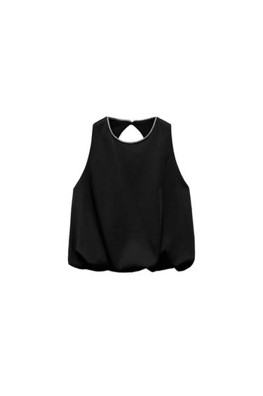OPEN-BACK BALLOON TOP