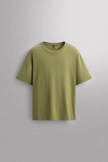 GRAPHIC PRINT T-SHIRT - Green by Zara