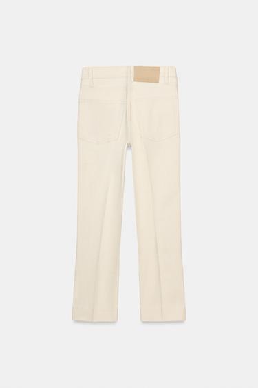 JEAN ZW COLLECTION BOOTCUT TAILLE MOYENNE - Écru de Zara - Image 5