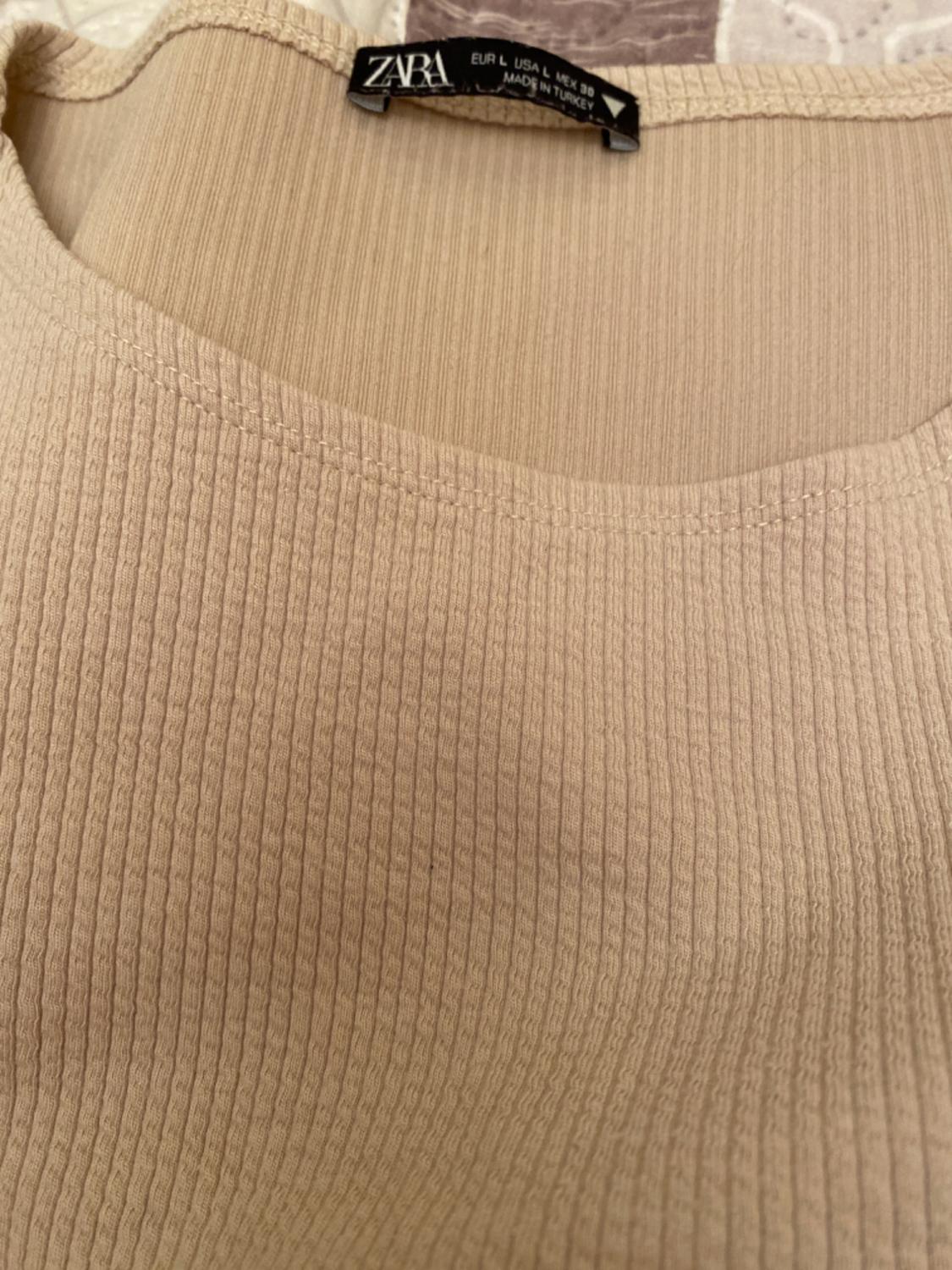 TEXTURED CROPPED T-SHIRT - Image 3