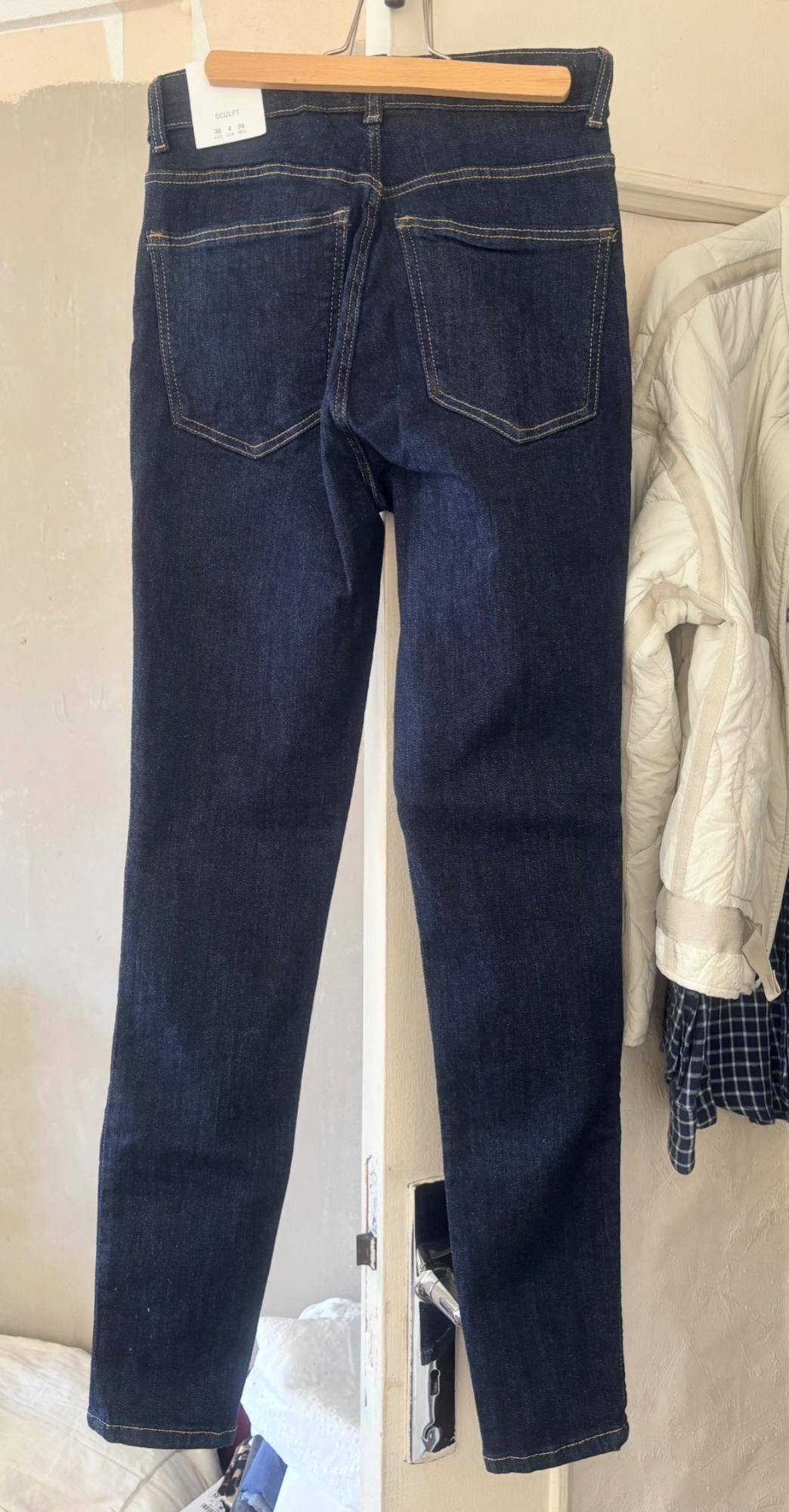 JEANS HIGH RISE SCULP BLEU MARINE - Image 2