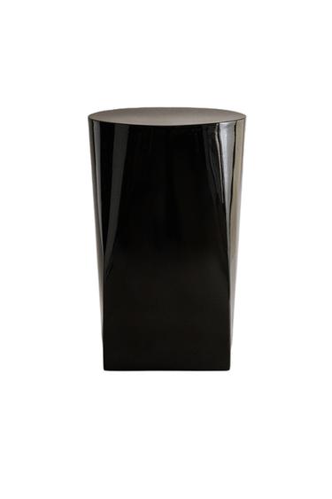 TABLE D'APPOINT ACIER INOXYDABLE - Noir de Zara