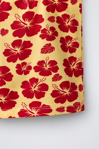 FLORAL PRINT TOP - ECRU by Zara - Image 3