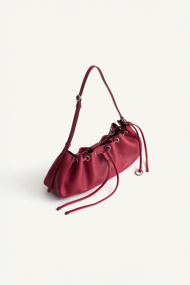 LTHR SHLDR BG 17 - Red by Zara