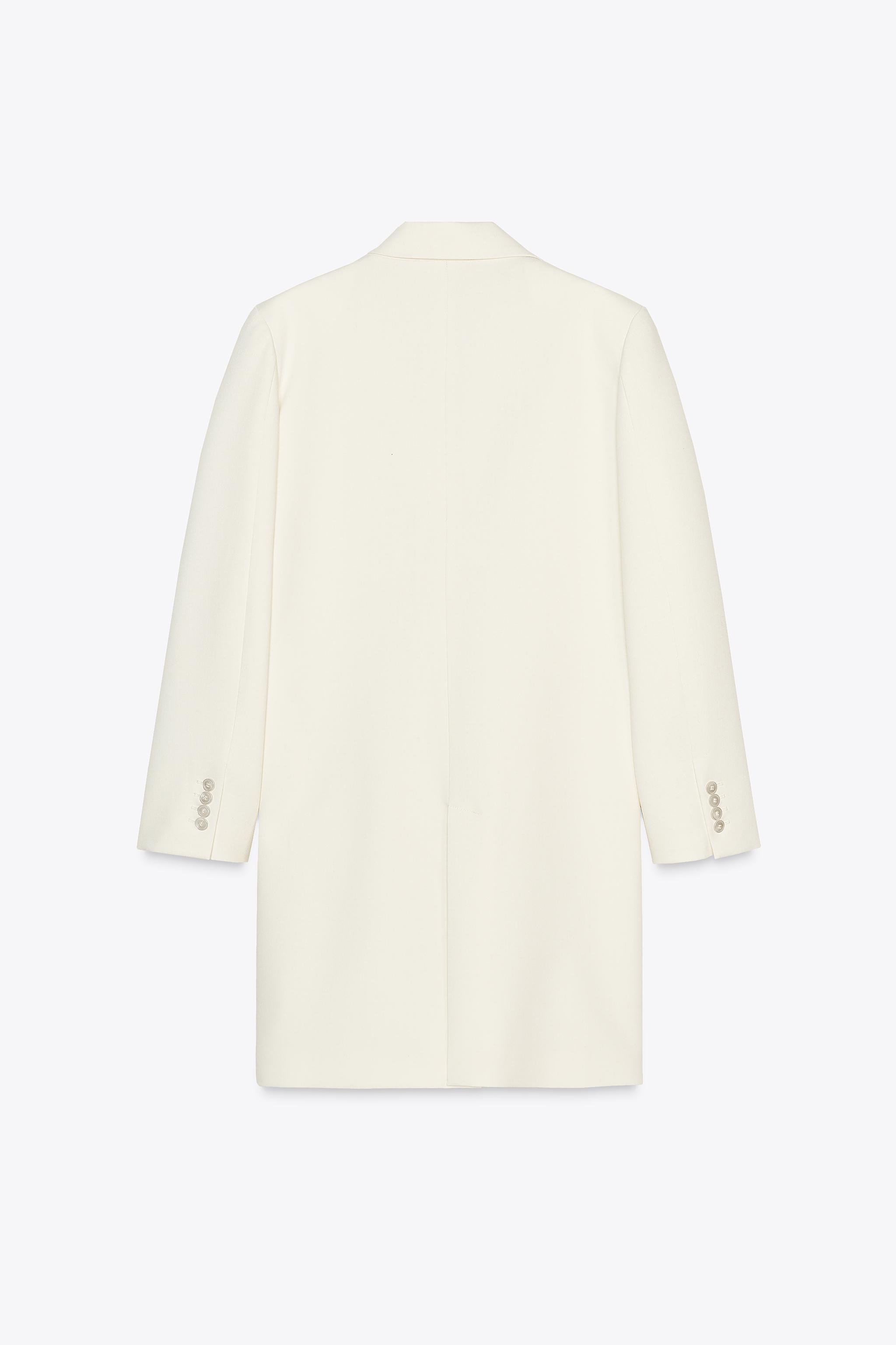 ZW COLLECTION FROCK COAT - Oyster-white | ZARA United States