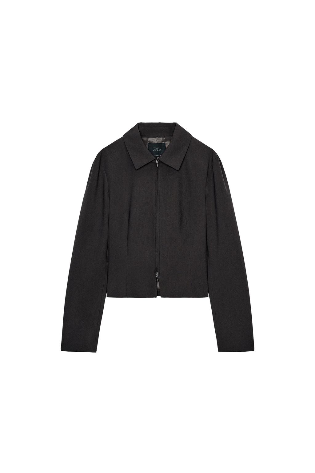STRIPED ZIPPER JACKET - image 3