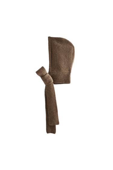 BALACLAVA | GORRO DE CASHMERE - Marrom / Toupeira da Zara