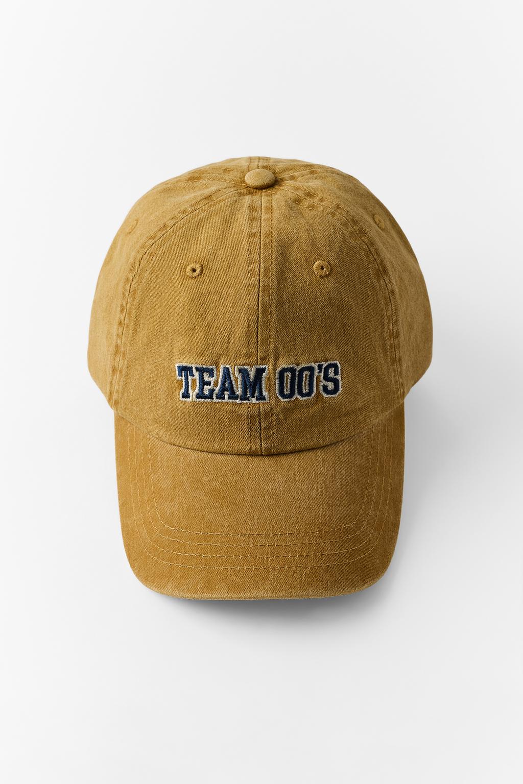 CONTRAST EMBROIDERY TWILL CAP