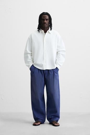 RELAXED FIT SHIRT - White by Zara - Image 0