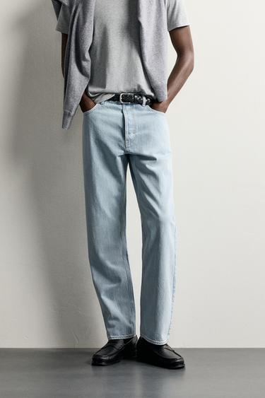 REGULAR FIT JEANS - Light blue by Zara