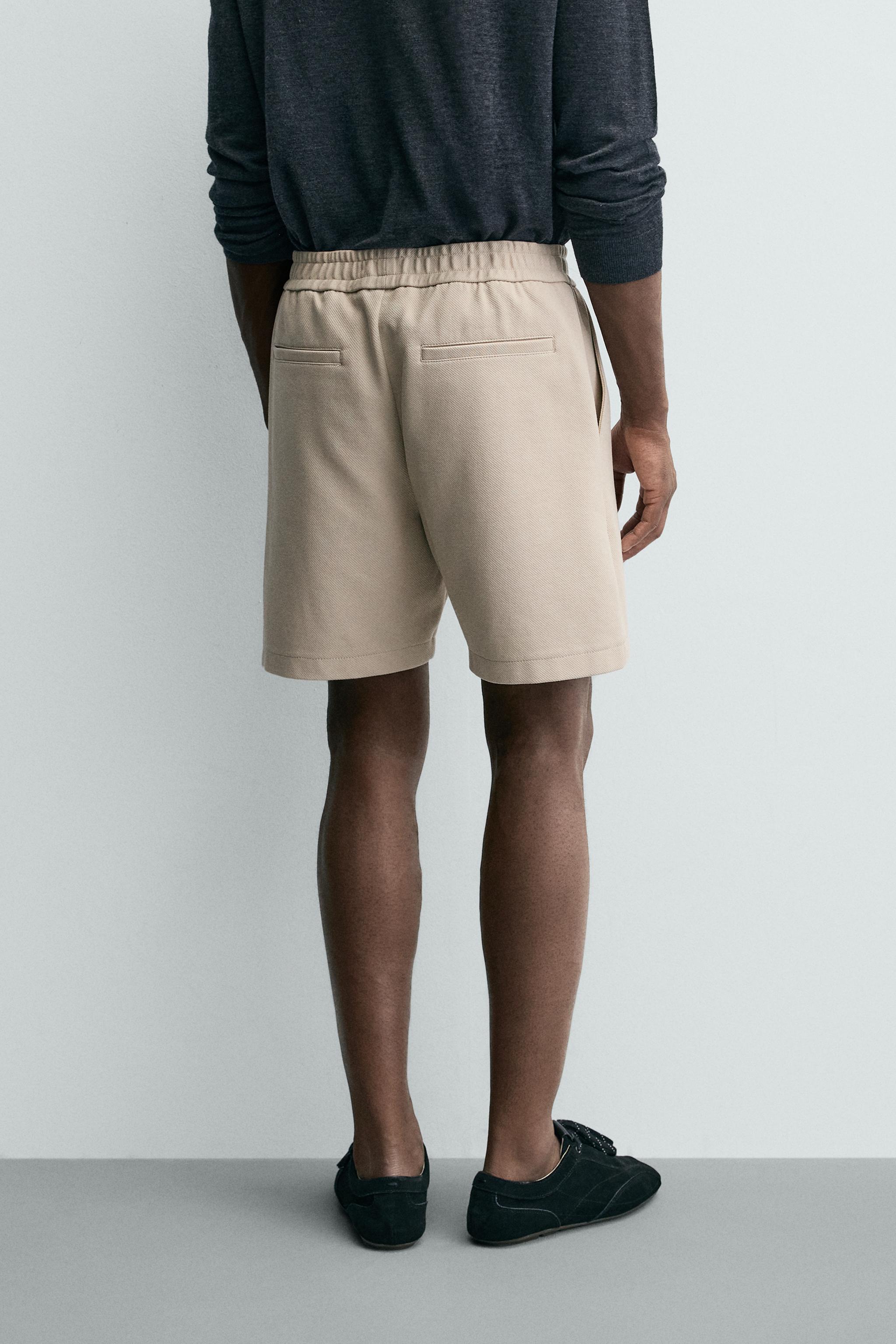 Детские шорты Zara COMFORT TEXTURED SHORTS — фото 3
