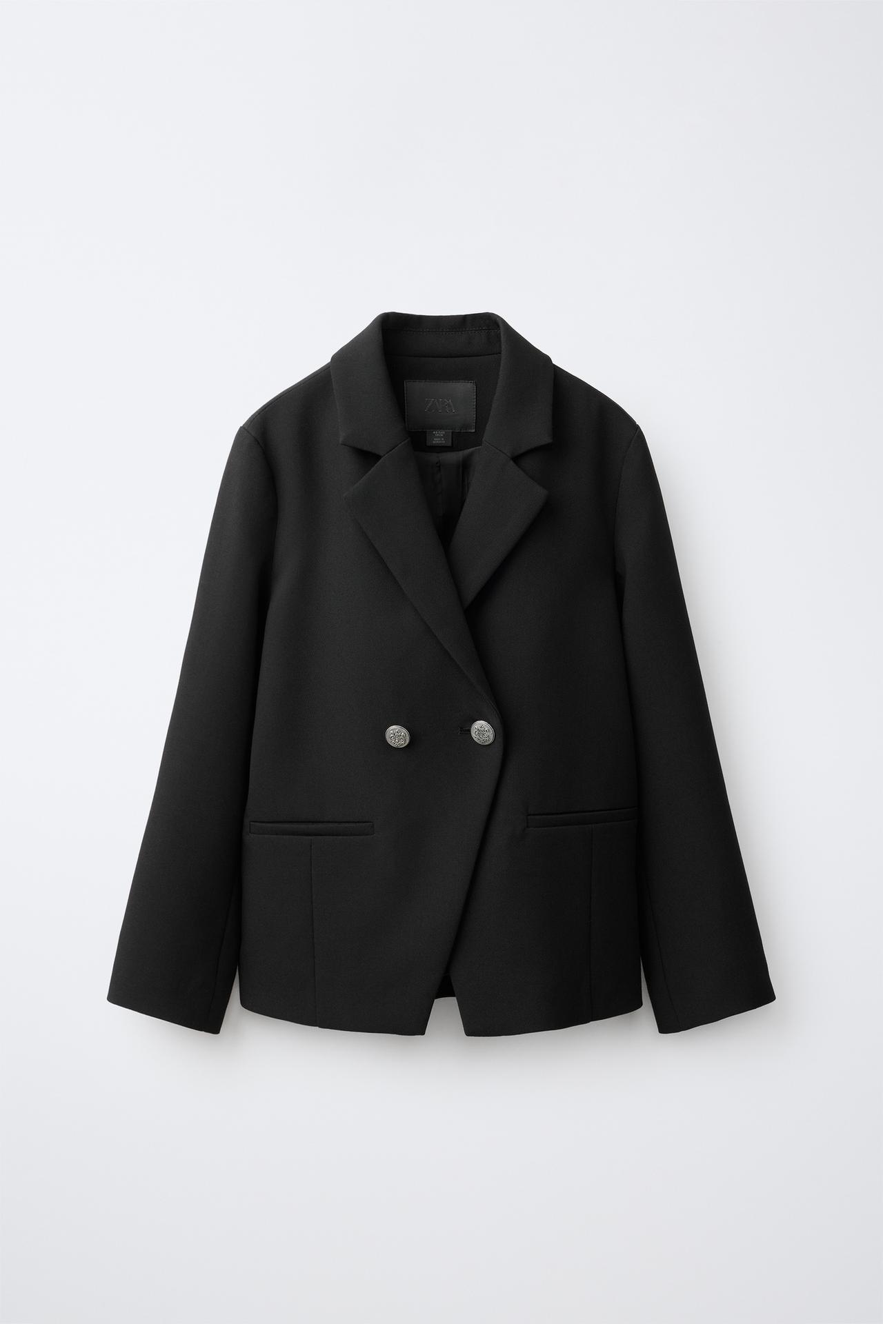PLAIN BLAZER — Black