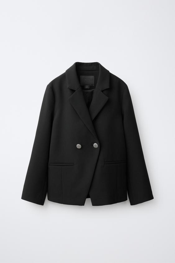 PLAIN BLAZER - Black de Zara - Imagen 0