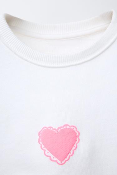 RAISED PATCH SWEATSHIRT - White by Zara - Image 2
