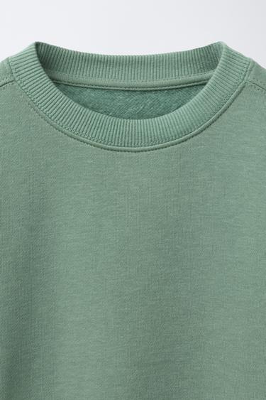 SWEAT DE JOGGING BASIQUE - Vert de Zara - Image 2