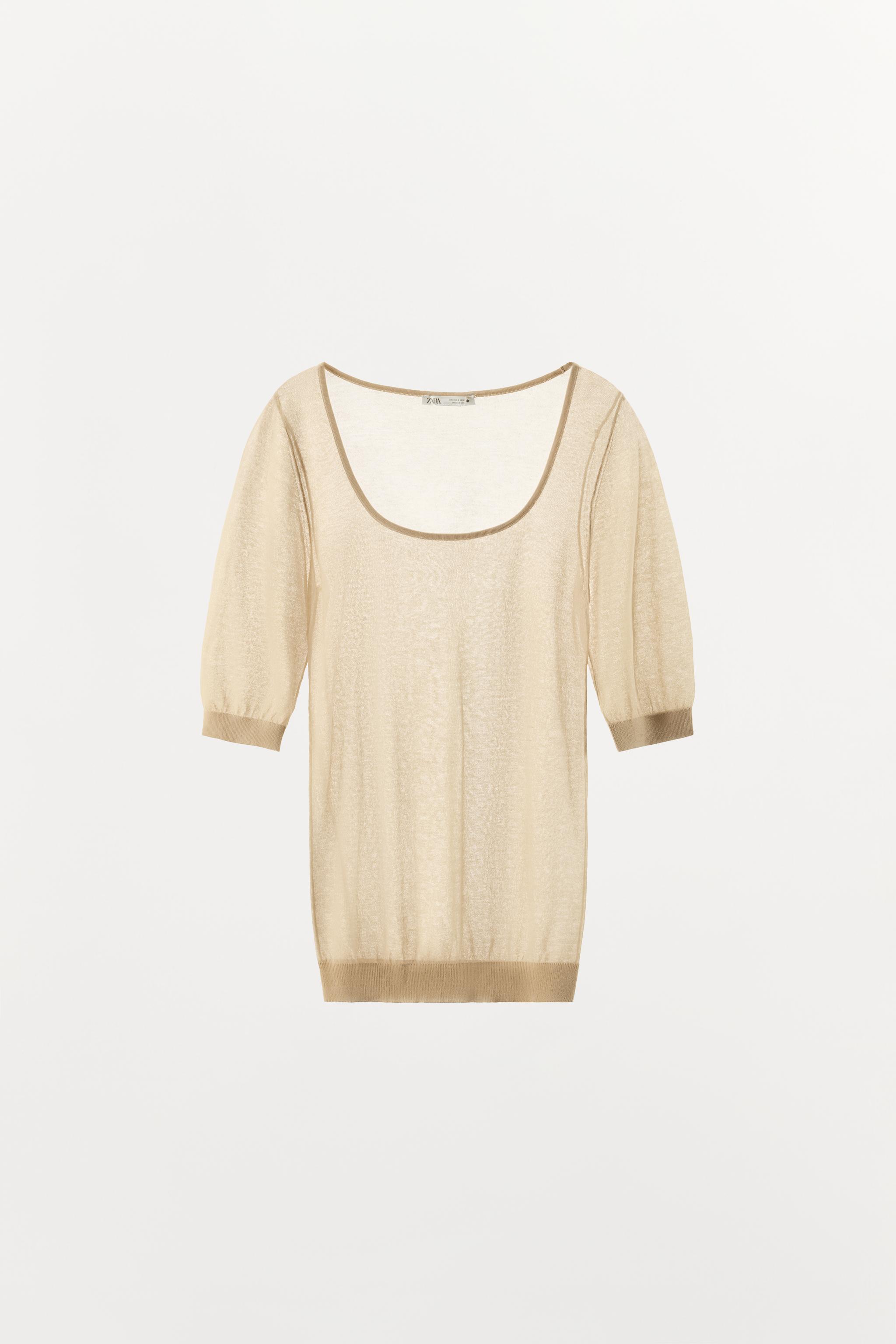 FINE GAUGE KNIT TOP