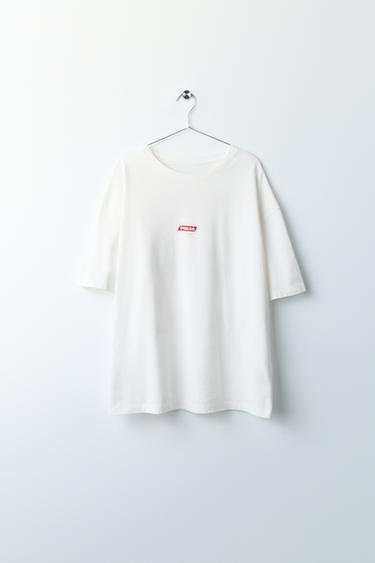 PUKAS SURF X ZARA PHOTOGRAPHIC PRINT T-SHIRT - Blanc cassé de Zara