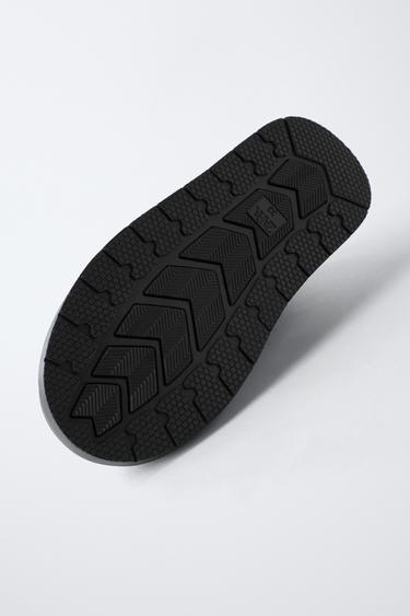 QUILTED FAUX FUR ANKLE BOOTS - Black by Zara - Image 6