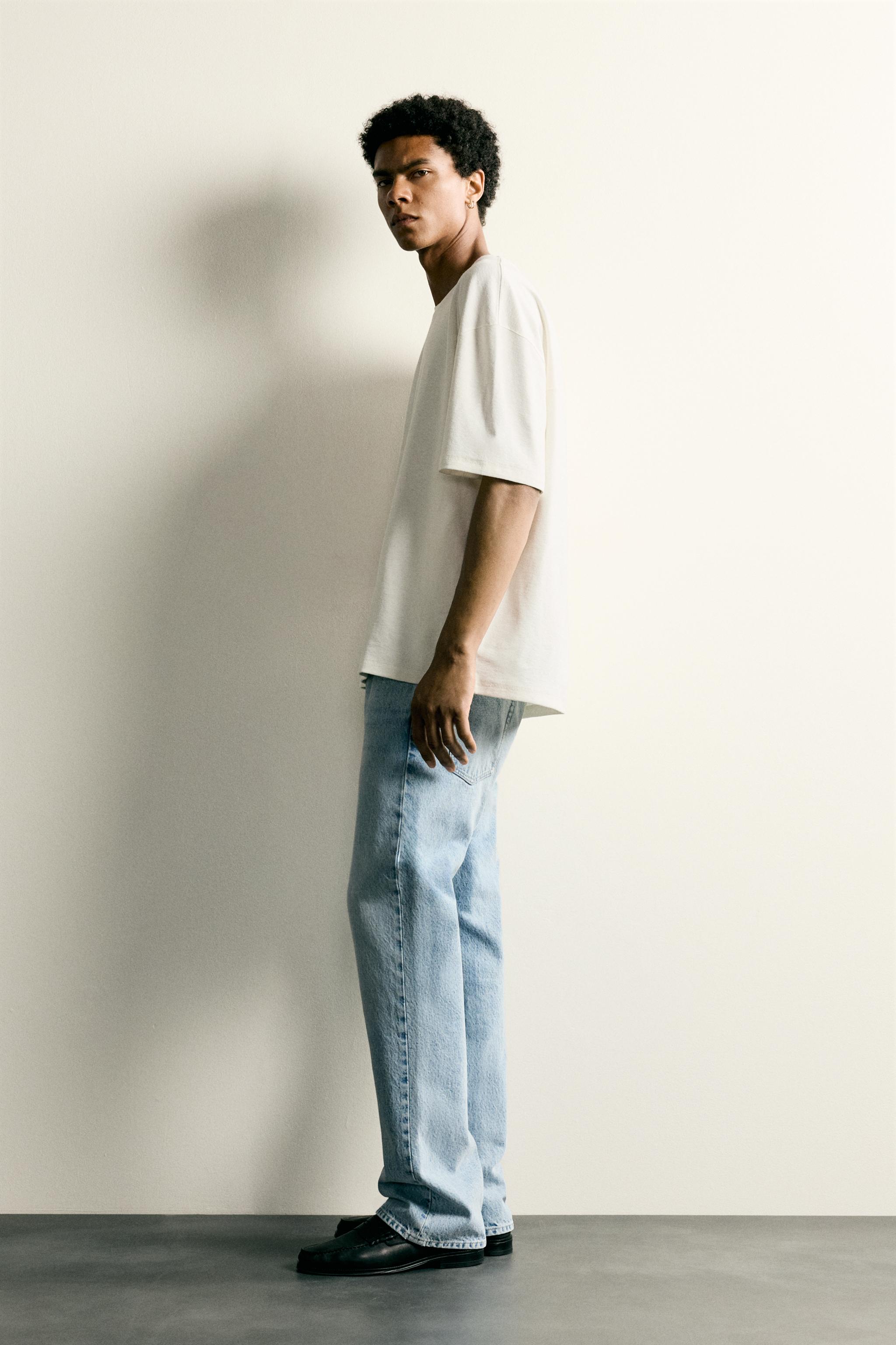 シームディテール リラックスフィットTシャツ - オフホワイト | ZARA