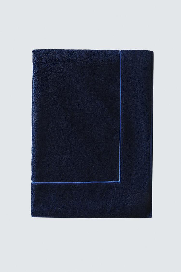 ZARA BEACH TOWEL WITH PLAIN BORDER