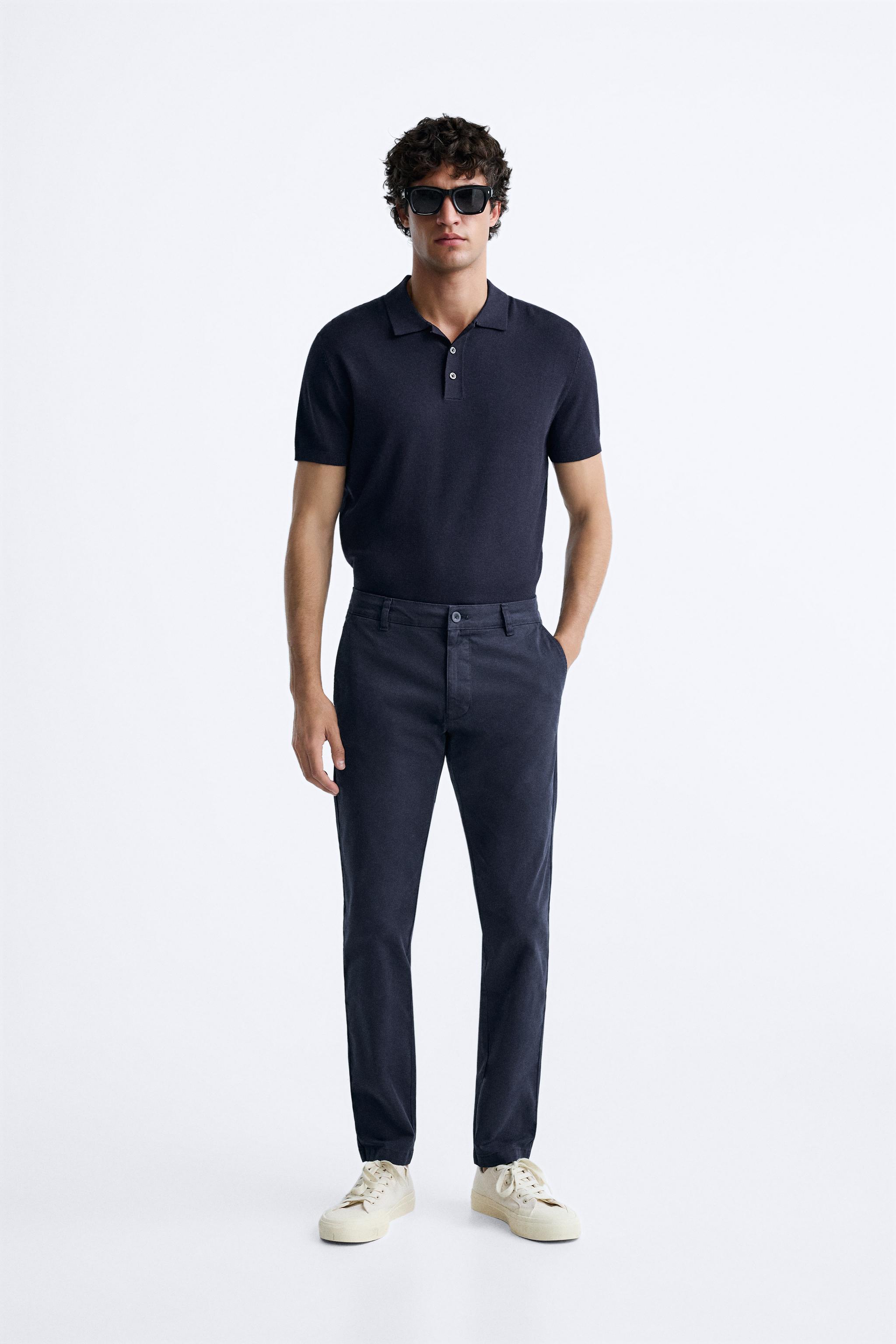 black chinos zara