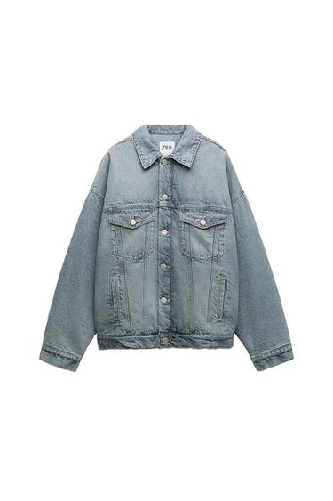 CAZADORA DENIM ACOLCHADA TRF