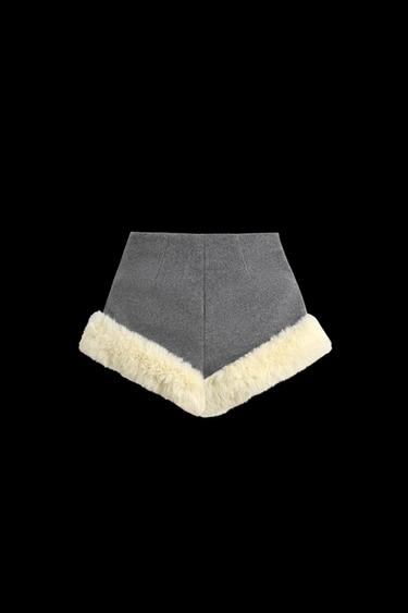 SHORTS COMBINADO EFECTO PELO HARRY LAMBERT FOR ZARA X DISNEY - Plata de Zara