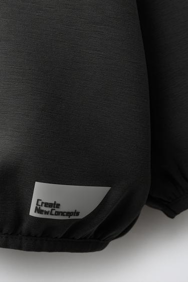 SWEAT ZIPPÉ INTERLOCK - Gris anthracite de Zara - Image 3
