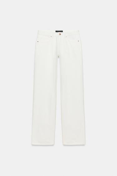 JEANS Z1975 REGULAR TIRO BAJO - Blanco de Zara
