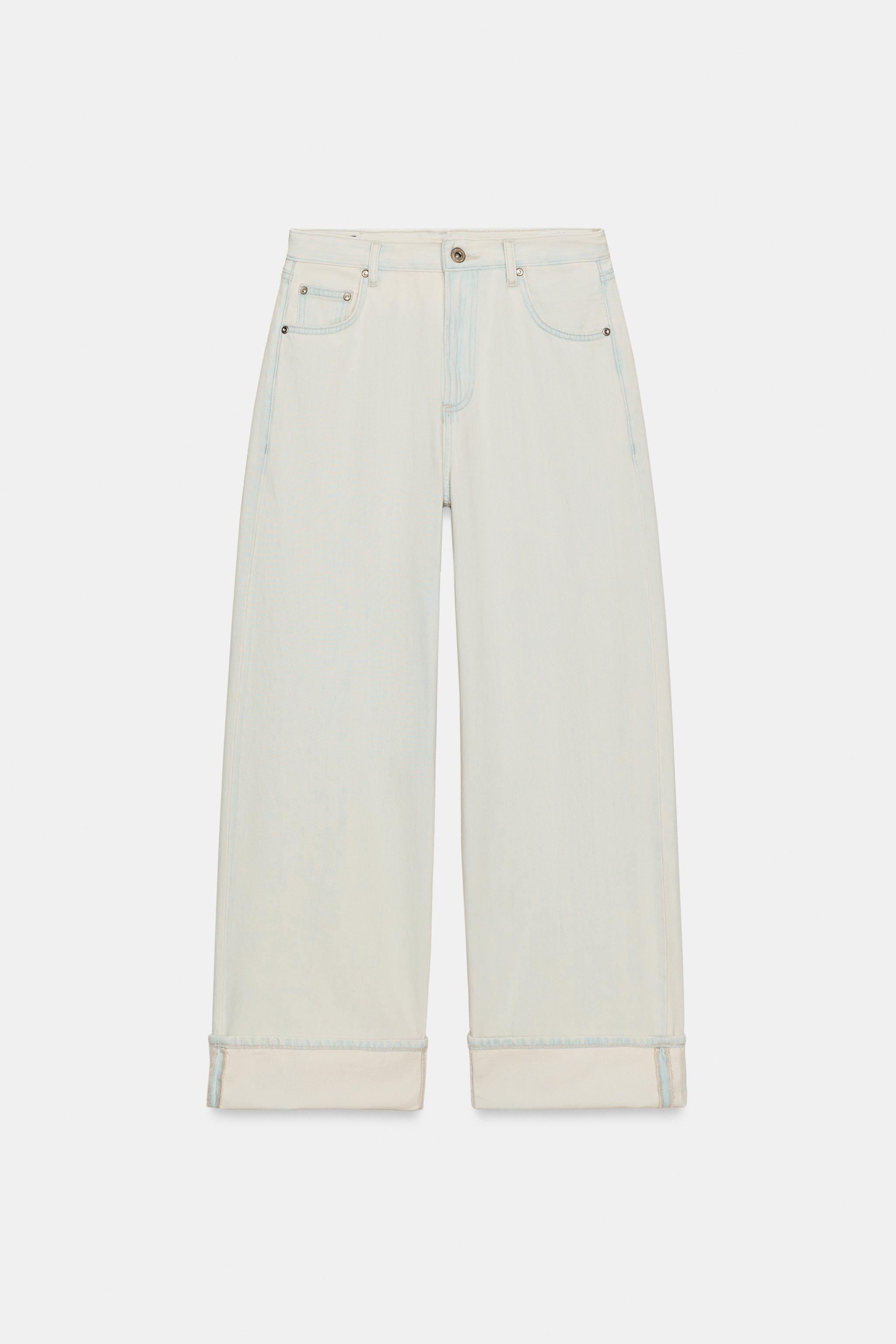 ZW COLLECTION BAGGY MID-RISE JEANS