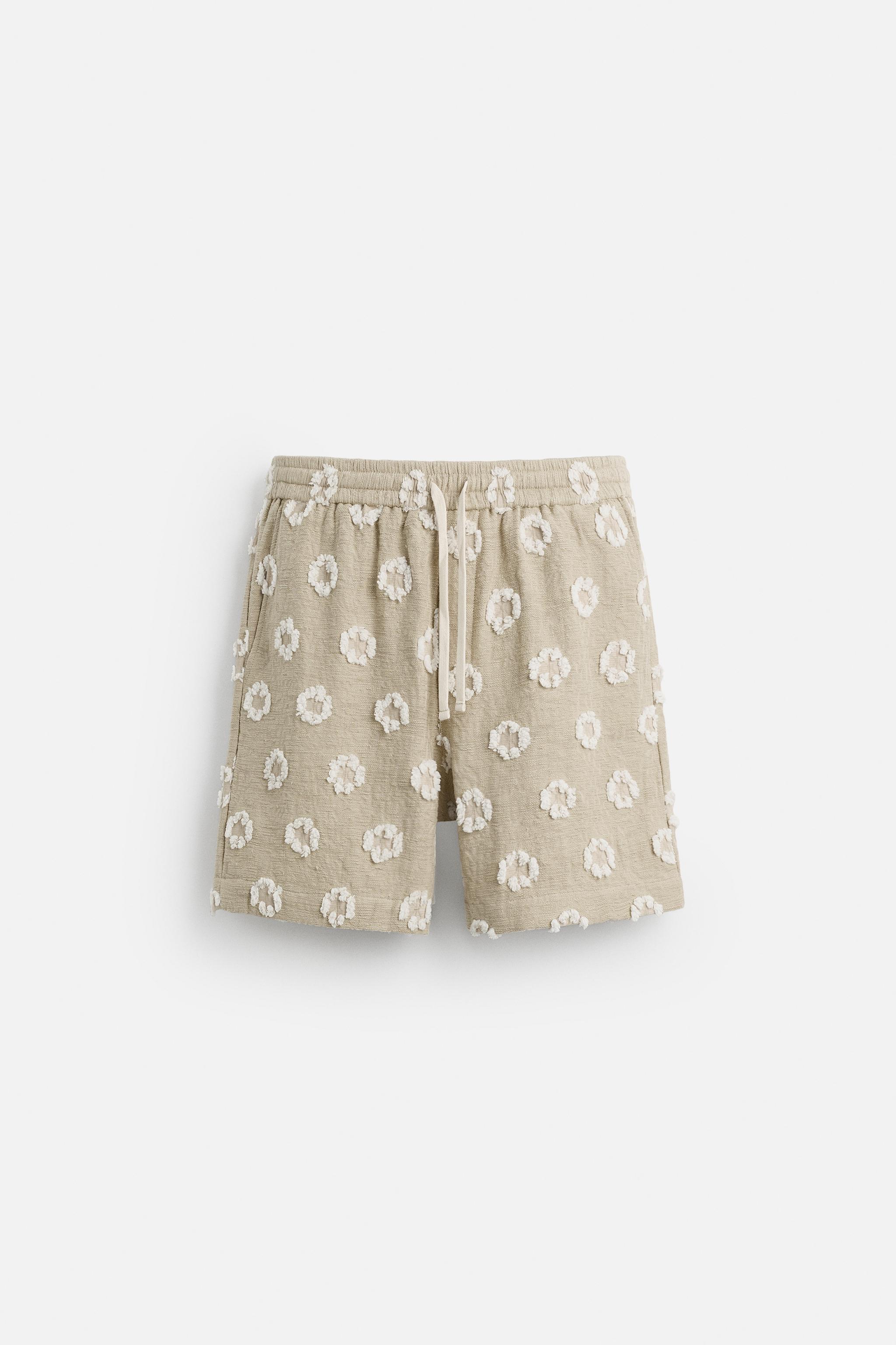 BERMUDA JACQUARD EN RELIEF