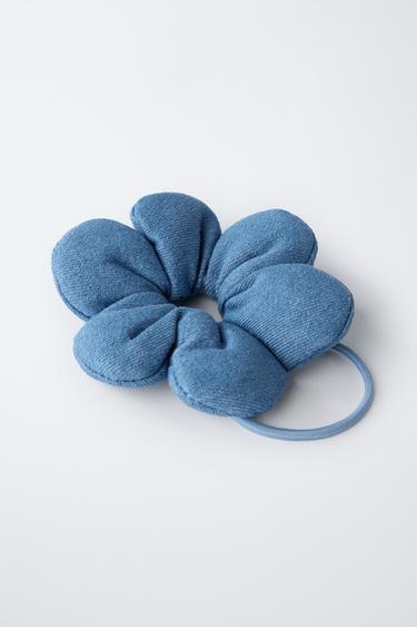 CHOUCHOU FLEUR DENIM - Bleu de Zara - Image 1