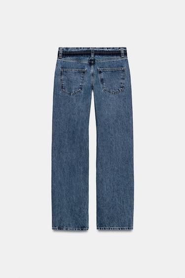 JEAN ZW COLLECTION DROIT TAILLE BASSE - Bleu de Zara - Image 5